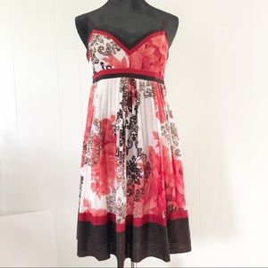 Nine West Silk & Cotton Floral Sundress Size 8